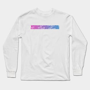 ITZY Gradient Stripe Long Sleeve T-Shirt